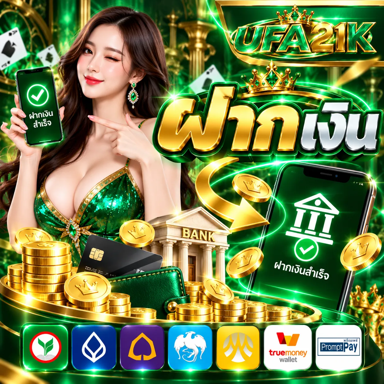UFA21K - ฝากเงิน
